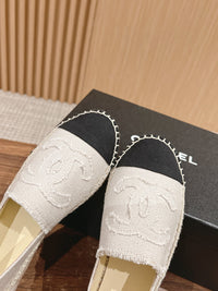 Tweed Leather Espadrilles