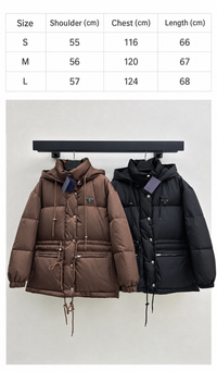 26S Re-Nylon Hooded Down Jacket