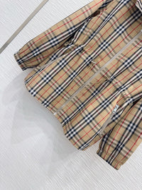 Check Hooded Jacket