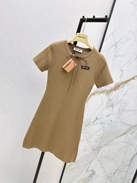 Short Sleeve Knit Dress