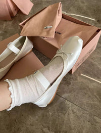 Satin Ballet Flats