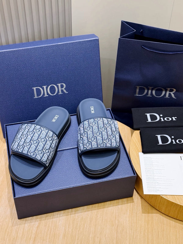 Oblique Slide Sandals