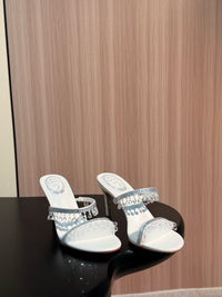 Caovilla Chandelier Heeled Mules