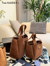 Suede Tote Bag
