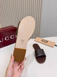 Interlocking Leather Sandals