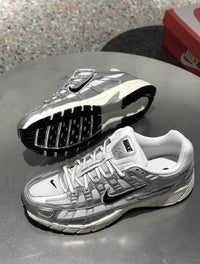 Nike P-6000 White Silver Black