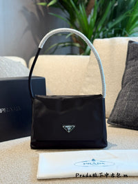 Re-Nylon Flap Shoulder Bag