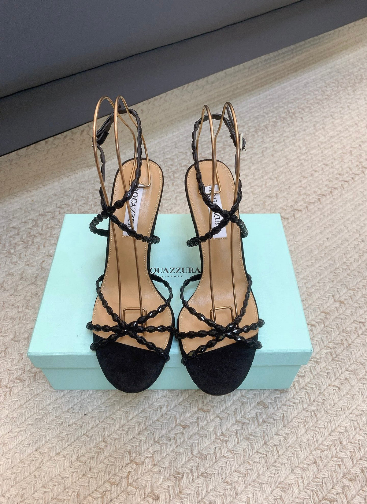 Tequila Embellished Leather Sandals
