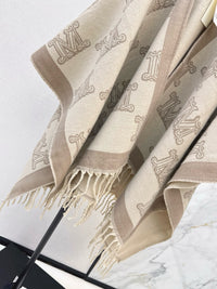 26S Monogram Wool Poncho