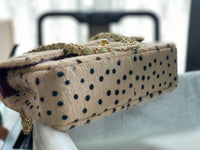 Polka Dot Flap Bag