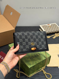Bamboo Chain Wallet Bag