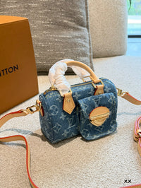Nano Speedy Monogram Denim