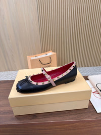 Garavani Mary Jane Rockstud Ballerinas