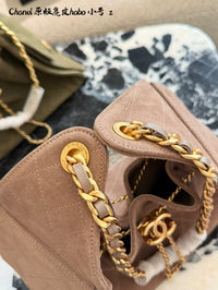 Suede Hobo Bag