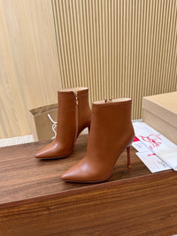 Kate Max Leather Ankle Boots