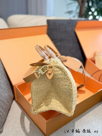 Raffia Speedy 30 Bag