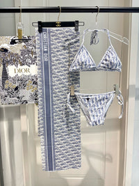Oblique 3-Piece Bikini Set
