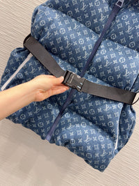 Denim Puffer Vest