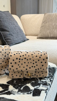 Dalmatian Print Pony Flap bag