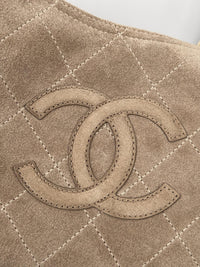 26C Suede Shopping Tote