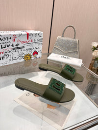 Bianca Leather Slides