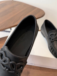Double L Leather Loafers