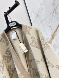 26S Monogram Wool Poncho