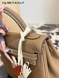 Kelly 25 Bag Craie Togo Leather