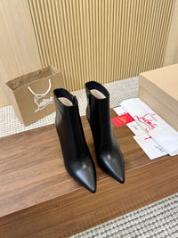 Kate Max Leather Ankle Boots