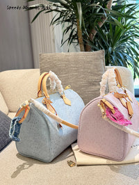 Speedy 30 in Ostrich Embossed Leather