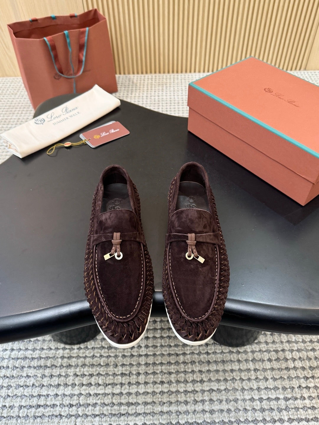 Suede Loafers