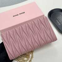 Matelassé Leather Wallet
