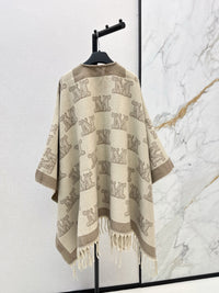 26S Monogram Wool Poncho