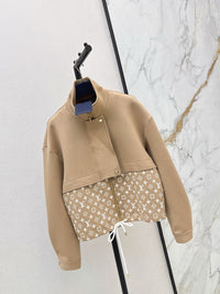 26S Monogram Accent Zip-Up Jacket