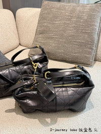 D-Journey Leather Hobo Bag