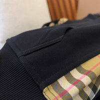 Vintage Check Panel Hoodie