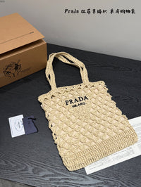 Crochet Raffia Tote Bag