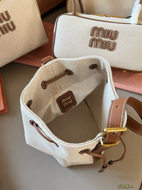 Canvas Bucket Bag