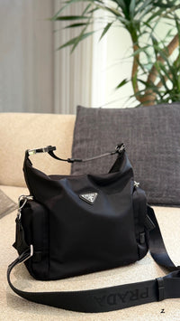Explore Re-Nylon Saffiano Shoulder Bag