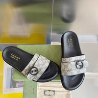 Double Strap Slide Sandals