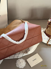Suede Shopping Bag
