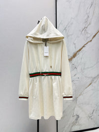 Hooded Jersey Dress