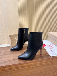 Kate Max Leather Ankle Boots