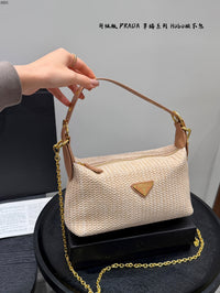 Raffia Shoulder Bag