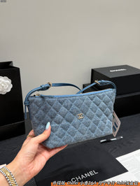 Denim Clutch Bag