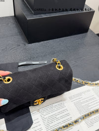 Suede Flap Bag
