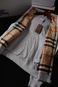 Check Zip Hoodie