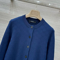 Fine Fabric Jacquard Cardigan