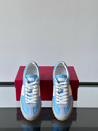 Upvillage Panelled Leather Sneakers