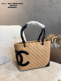 Cambon Ligne Tote Bag Calfskin